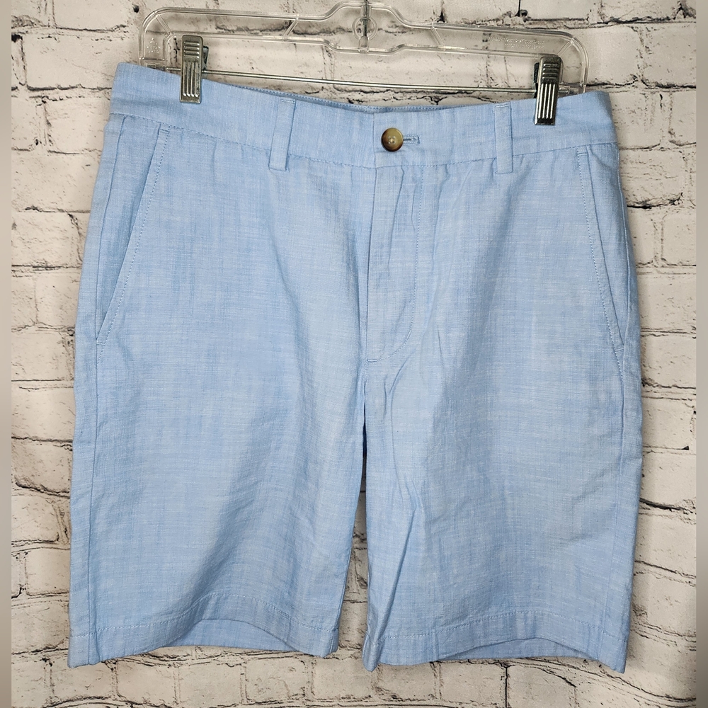 Vineyard‎ Vines by Shep & Ian Light Blue 100% Cotton Men's Shorts Size 30